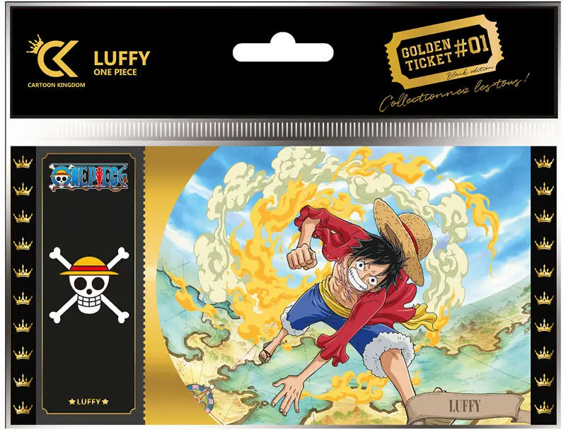 GOLDEN TICKETS - BLACK EDITION : ONE PIECE - LUFFY 5000PCS LIMITED
