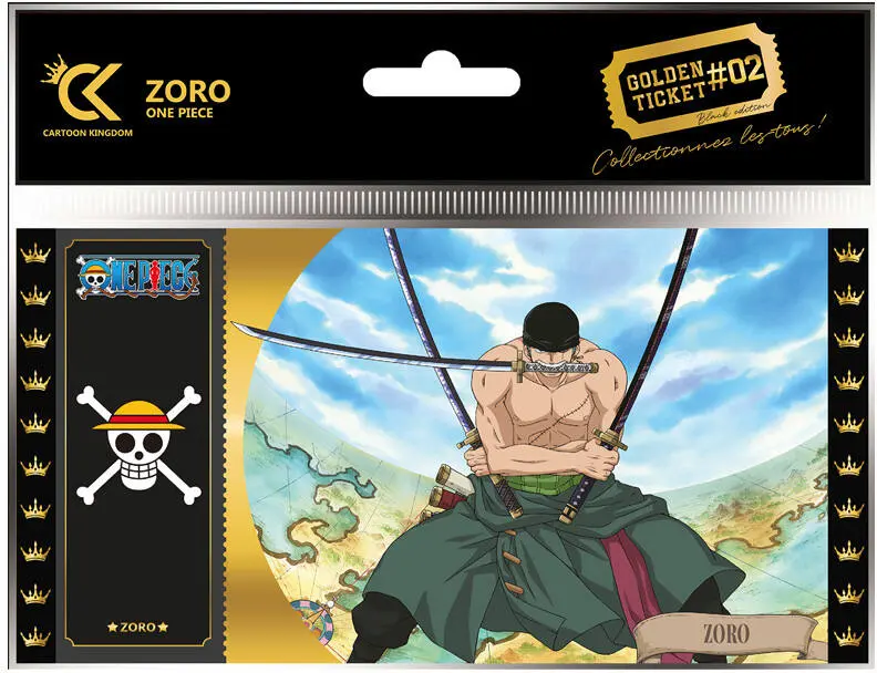 GOLDEN TICKETS - BLACK EDITION : ONE PIECE - ZORO 4000PCS LIMITED