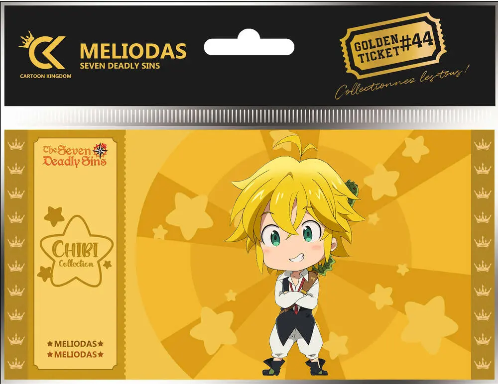 GOLDEN TICKETS : THE SEVEN DEADLY SINS - MELIODAS - CHIBI COLLECTION