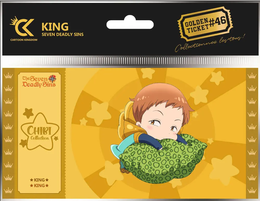 GOLDEN TICKETS : THE SEVEN DEADLY SINS - KING - CHIBI COLLECTION