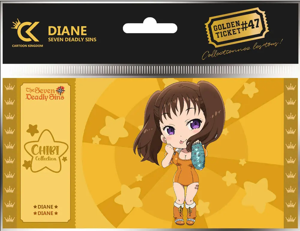 GOLDEN TICKETS : THE SEVEN DEADLY SINS - DIANE - CHIBI COLLECTION