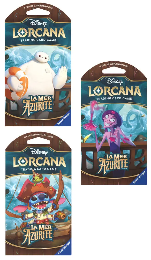 DISNEY LORCANA - BOOSTER PEGBOARD - LA MER AZURITE