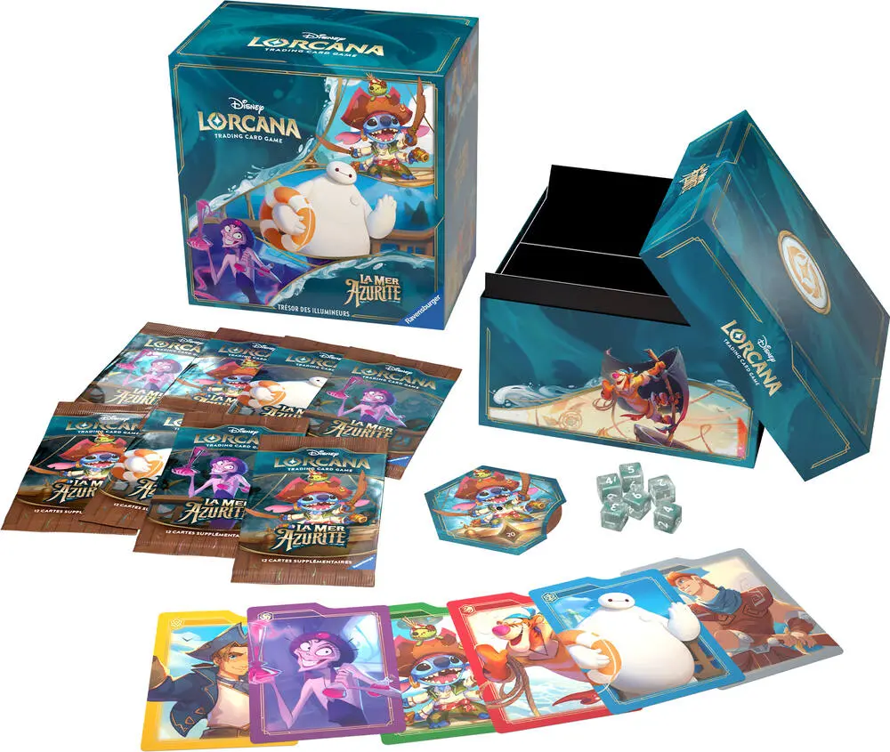 DISNEY LORCANA SET 6 - TRESOR DES ILLUMINEURS LA MER AZURITE