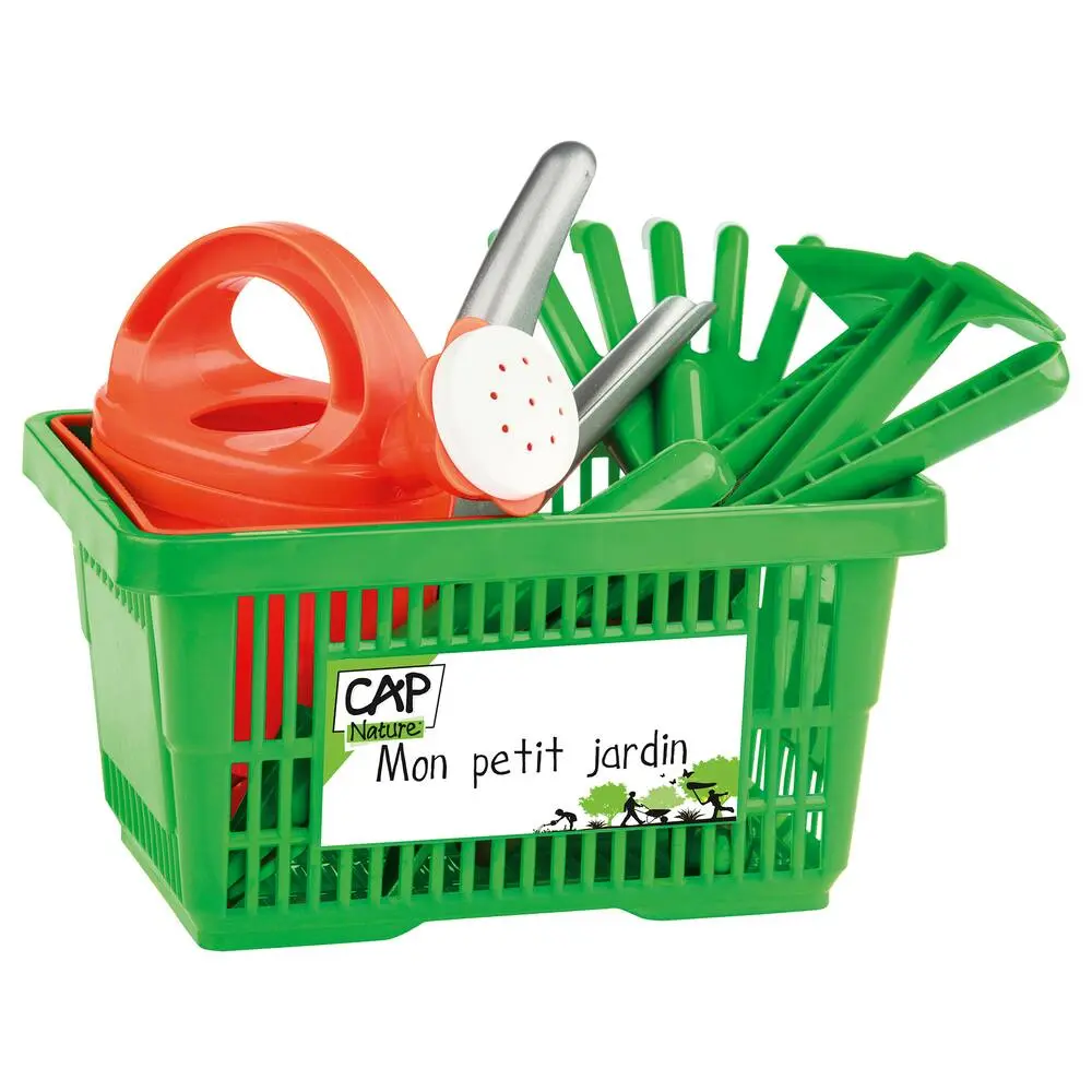 PANIER AVEC OUTILS DE JARDINAGE