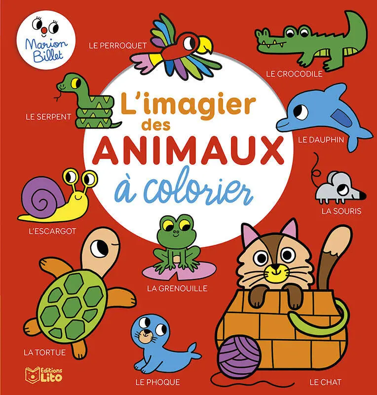 L'IMAGIER DES ANIMAUX A COLORIER