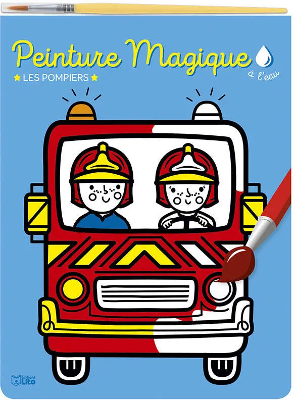 PEINTURE MAGIQUE A L'EAU - LES POMPIERS