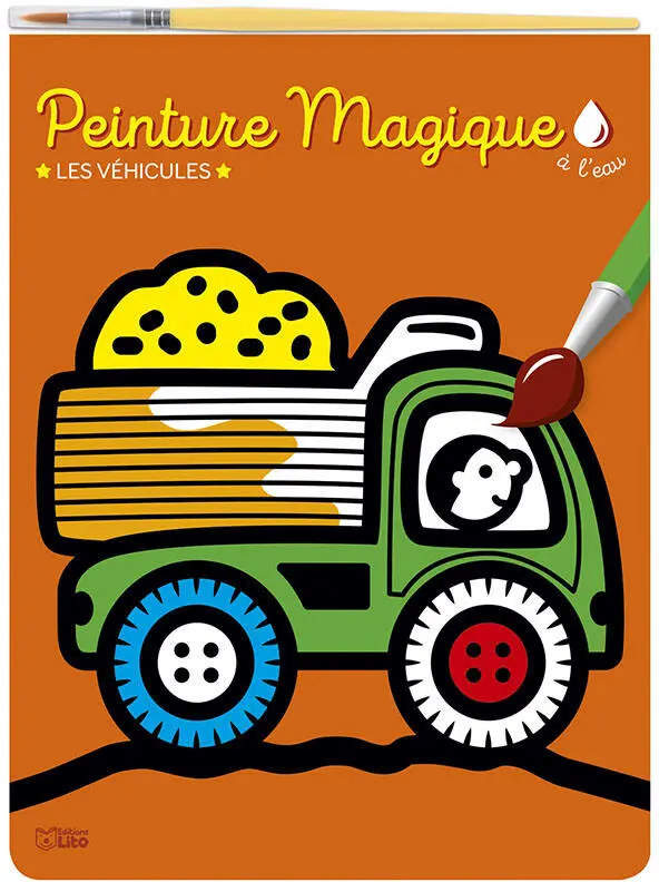 PEINTURE MAGIQUE A L'EAU - LES VEHICULES