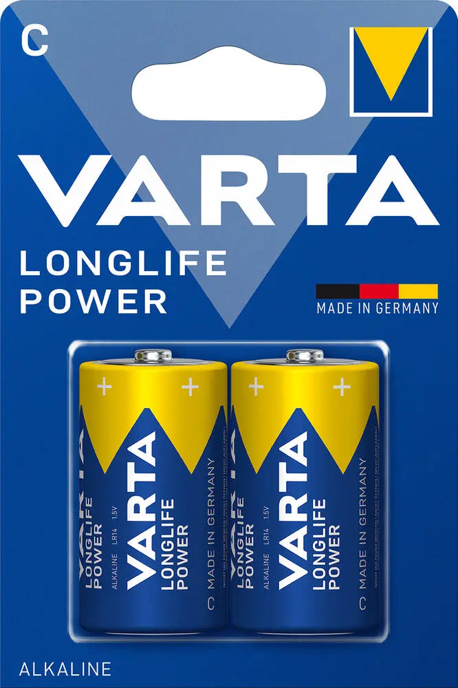 2 PILES LR14 LONGLIFE POWER