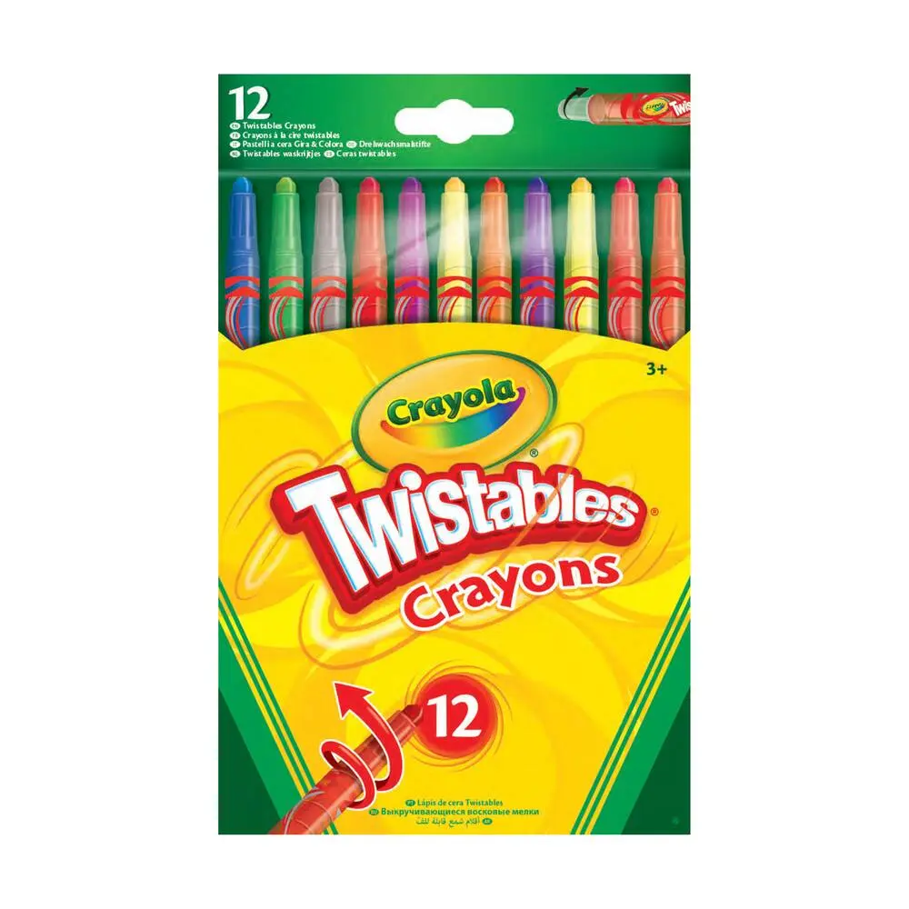 12 CRAYONS TWISTABLES - CRAYOLA